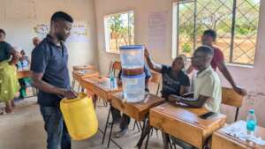 Watha community members in WASH training