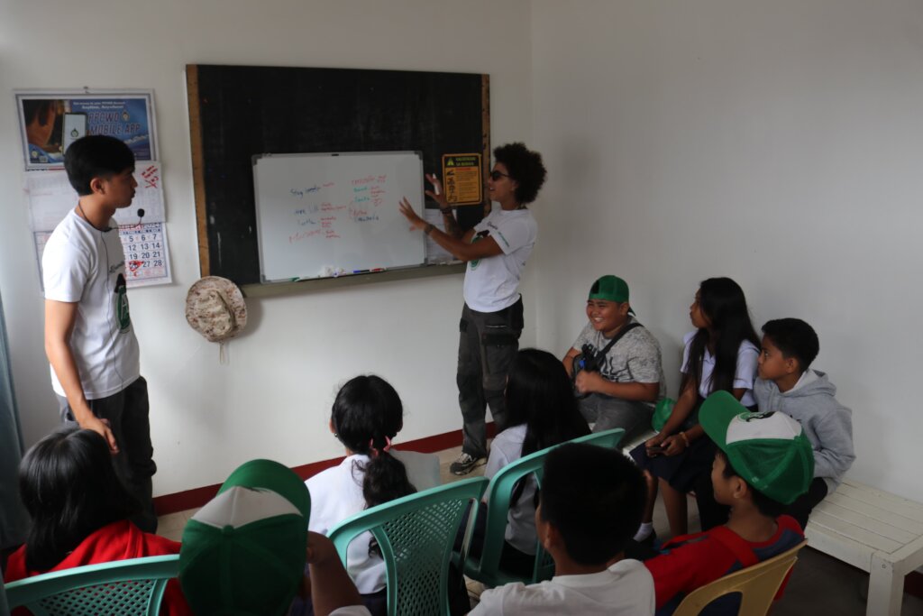 Raising awareness about the binturongs in schools