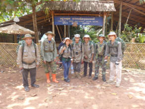 Community Anti Poaching Unit before a patrol