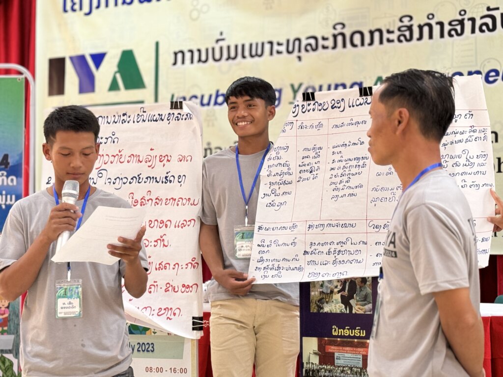 Incubating Young Agripreneurs in Rural Laos