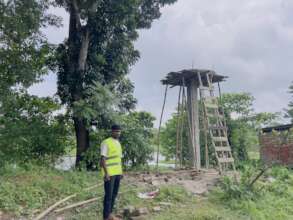 Under Construction of Water Tank Picture