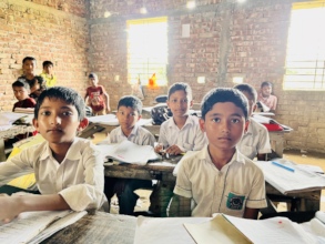 Students are in their class