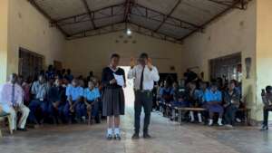 Student speeches expressing their thanks