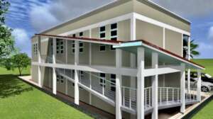 Model of proposed training facility (back)