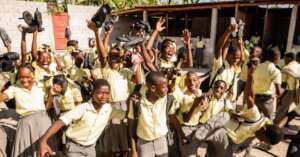 help us give 100 Haitian children Shoes for school