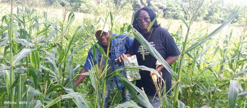 She grows campaign!! (Rural communities, Freetown)