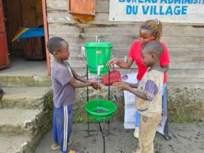 One of the Hand Washing Centres
