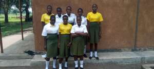 Orphan Girls POSED FOR A PHOTO ON THE OPENING DAY