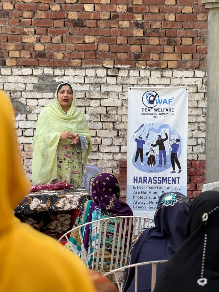 Harassment Awareness for 300 Deaf Women in Punjab