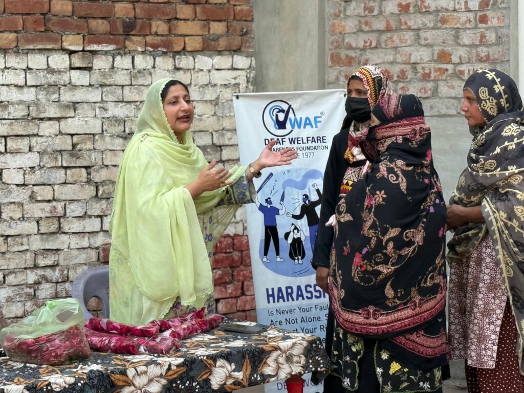 Harassment Awareness for 300 Deaf Women in Punjab