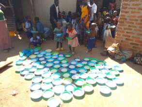 Orphans during meal time