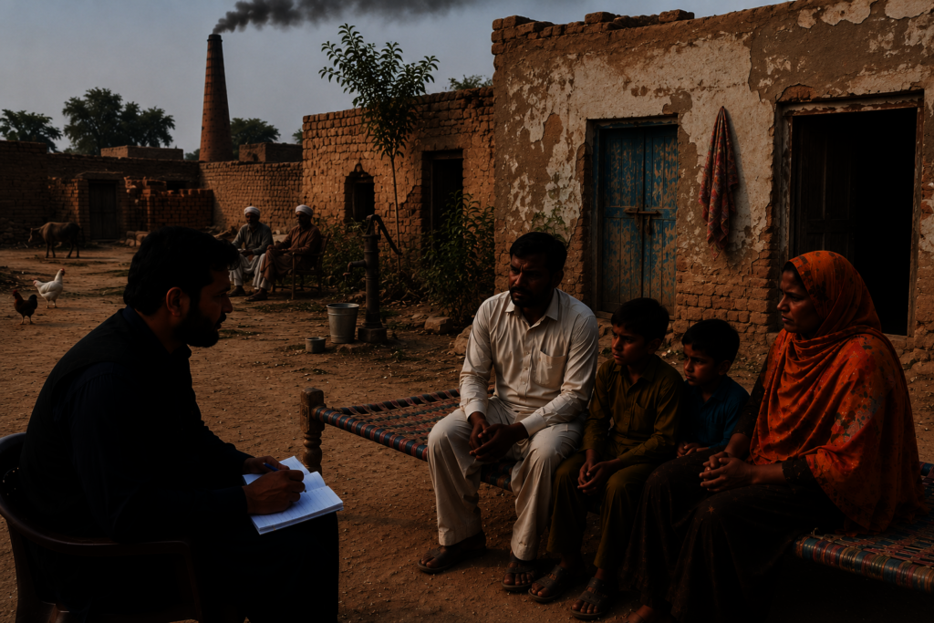 Field Assessment with Bonded Labor Family