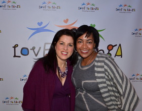 Amy Ostroff and Love to Langa VP, Carmen Lennon