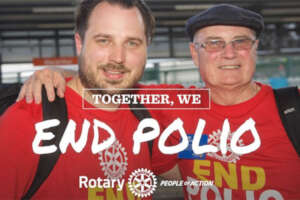 Mark & David Anderson ride the trains for polio