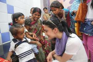 Rotary polio ambassador and actress Archie Panjabi