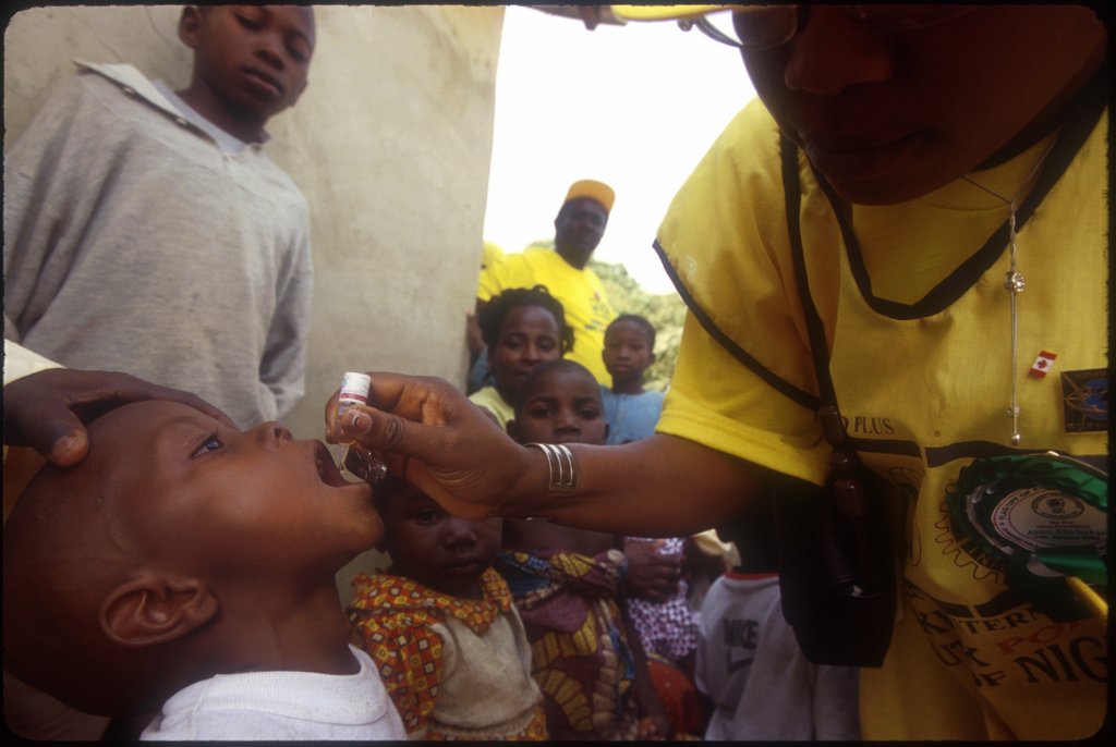 Polio immunization activities in Nigeria