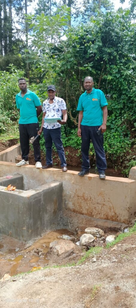 Site visit to Birirbei spring protection
