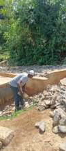 Work on Birirbei spring protection