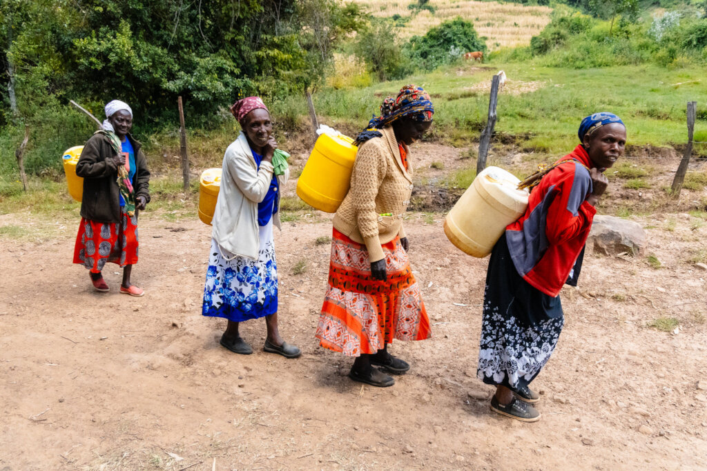 Clean water Kenyan families when Every Drop Counts