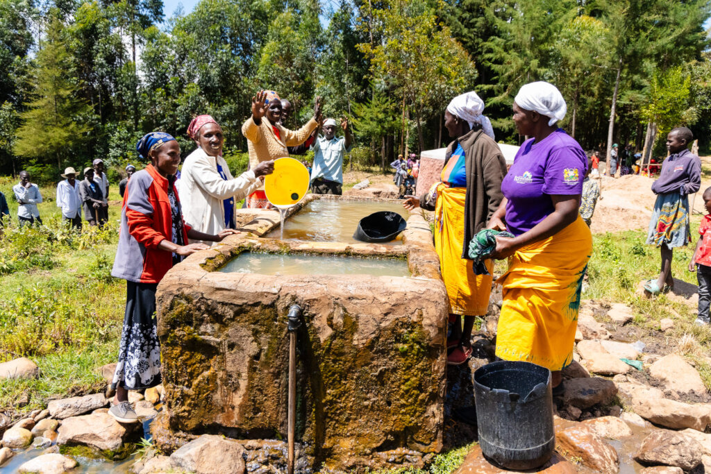 Clean water Kenyan families when Every Drop Counts