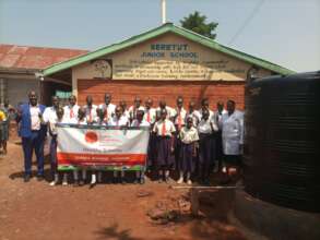 School latrines & rain water harvesting tank