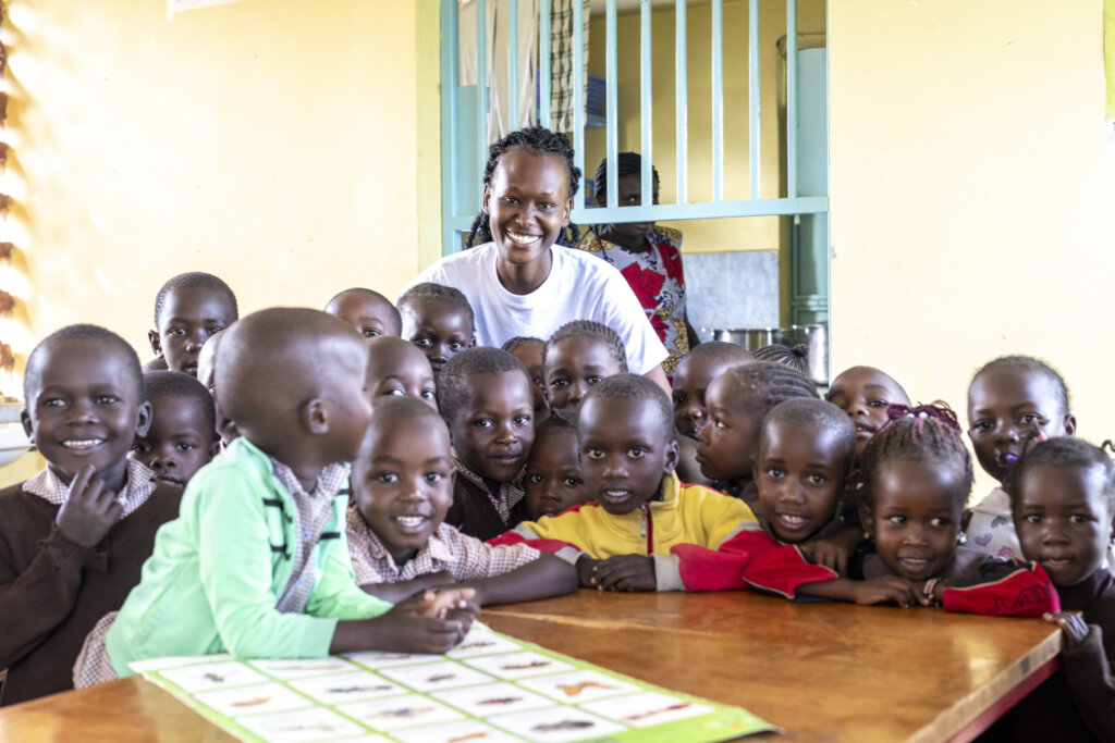 Child playgroup activity in session