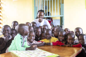 Child playgroup activity in session