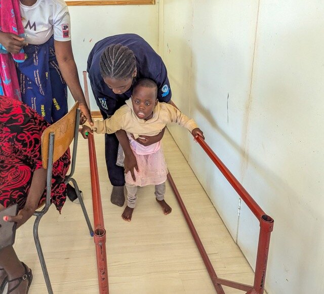 A simple assistive device changes a child's life