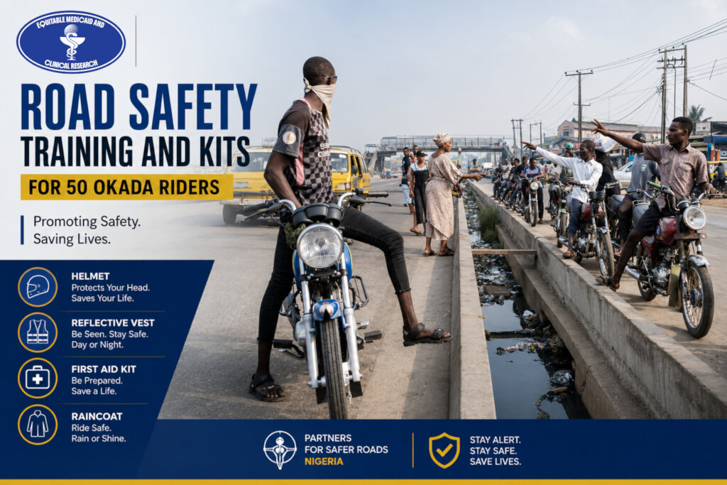 Road Safety Training and Kits for 50 Okada Riders