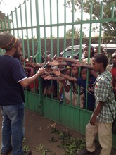 Blessed Luv distributes remaining school supplies