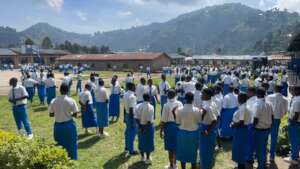 This Photos is showing the students in secondary