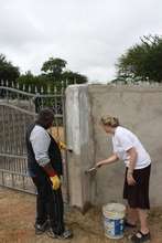 White Washing the Front Gate