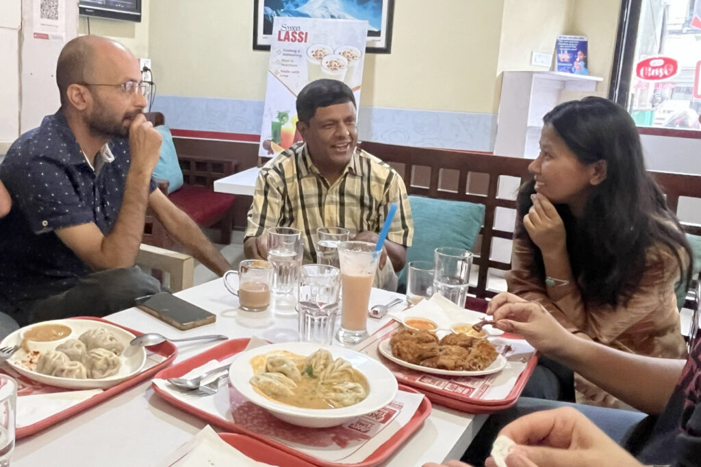 Niraj and Ram make the introduction to Nepali food