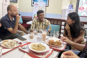 Niraj and Ram make the introduction to Nepali food