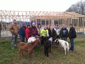 Raising the roof on the new barn