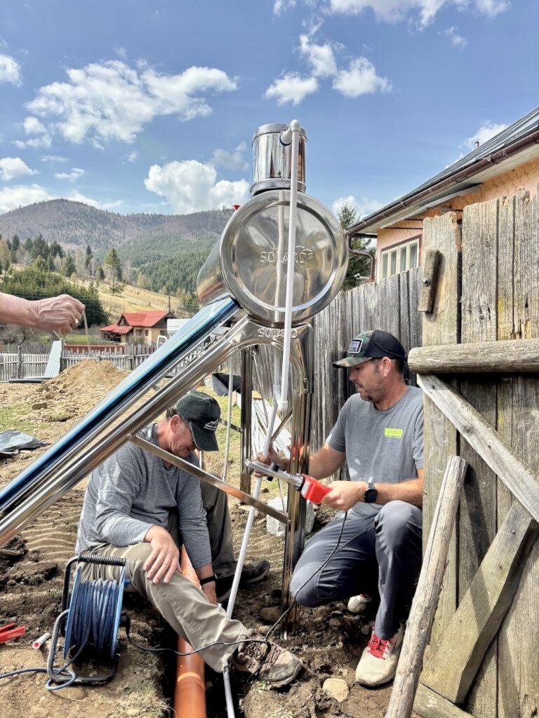 New solar water heater
