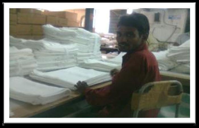 Baldev Bhangi working