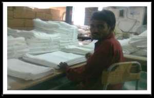 Baldev Bhangi working