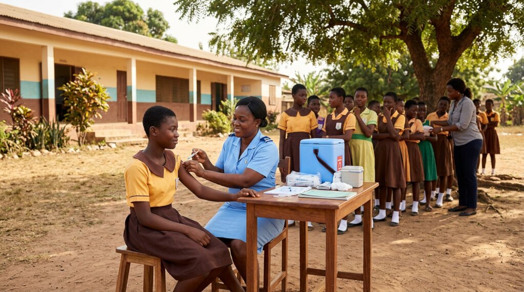 HPV Vaccination Support for Girls in Ghana
