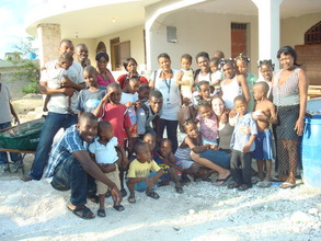 group photo after sandal delivery