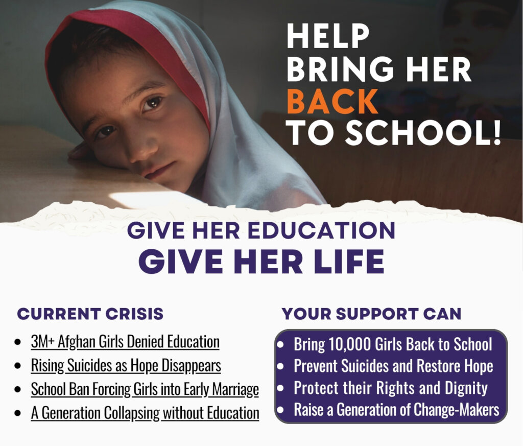 Bring Afghan Girls Back to School