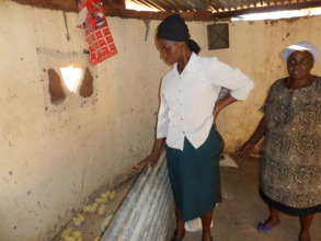 The women feeding the chicks