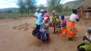 Women Dance  After Receiving Money For Project