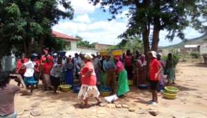 Women Dance With Excitement After Receiving Items