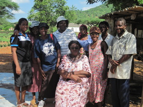 Chipo Dube(Project manager) at Rimbi village