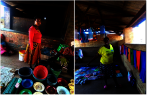 Nancy Selling Products At A Flea Market