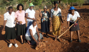 New Coop Will Be Built Where We Are Laying Rocks