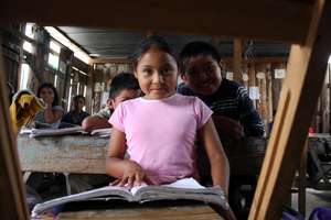 Girl in school in Las Margaritas
