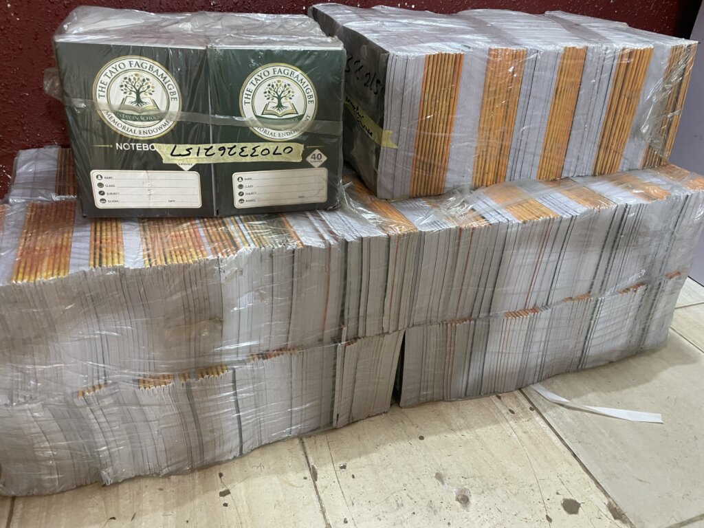TAYO FAGBAMIGBE SCHOOL SUPPORTS
