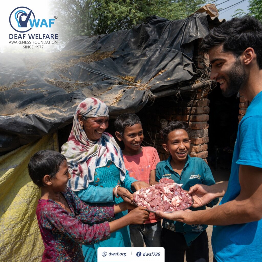 Share Qurbani 2026 with Deafs and PWDs in Pakistan